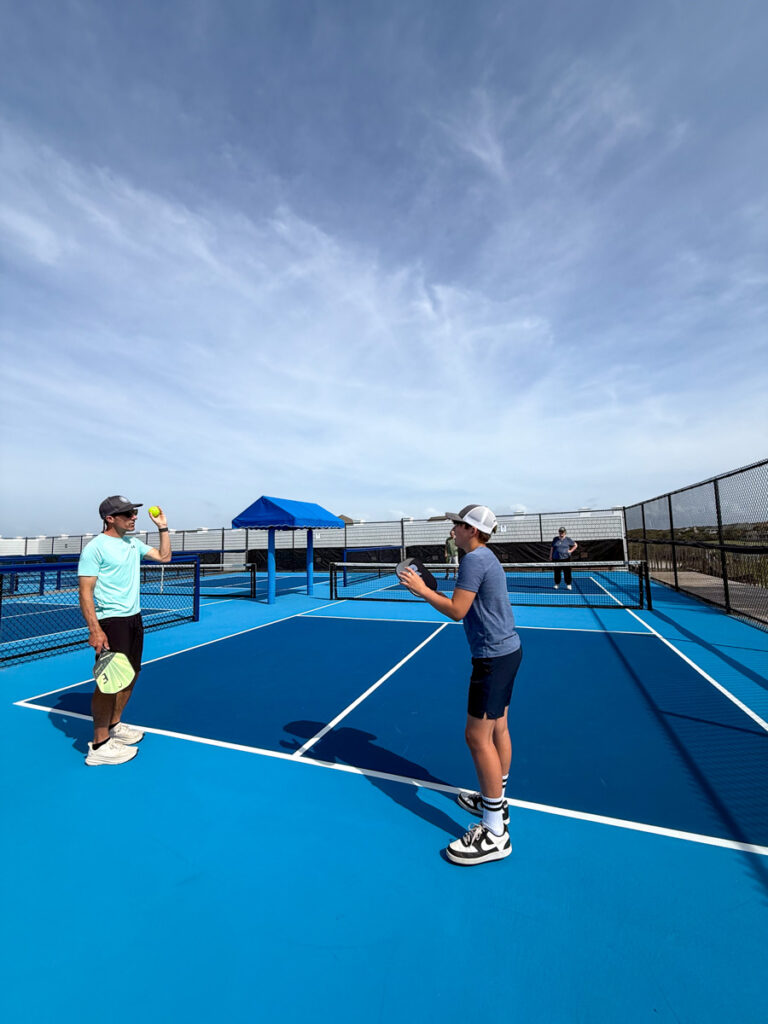 Pickleball game spring Pickleball game spring