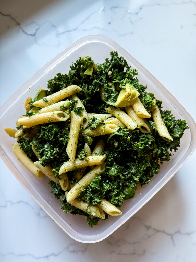pesto kale pasta