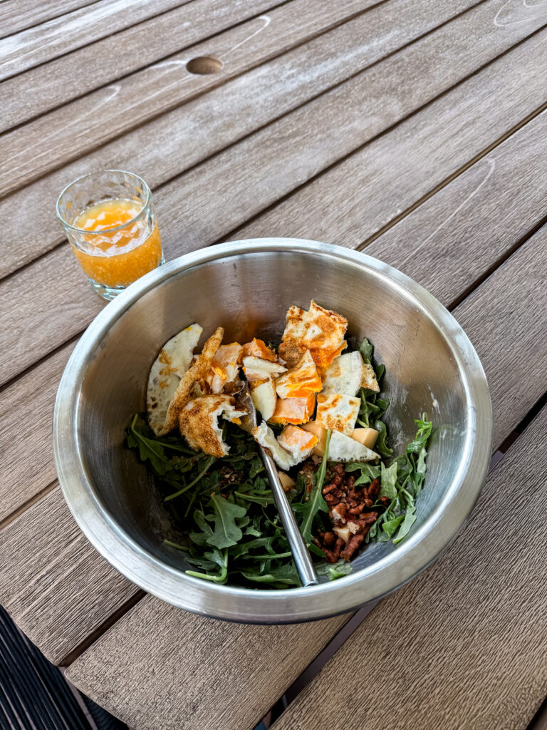 Big Salad with Egg Big Salad with Egg! Lately Bon Voyage