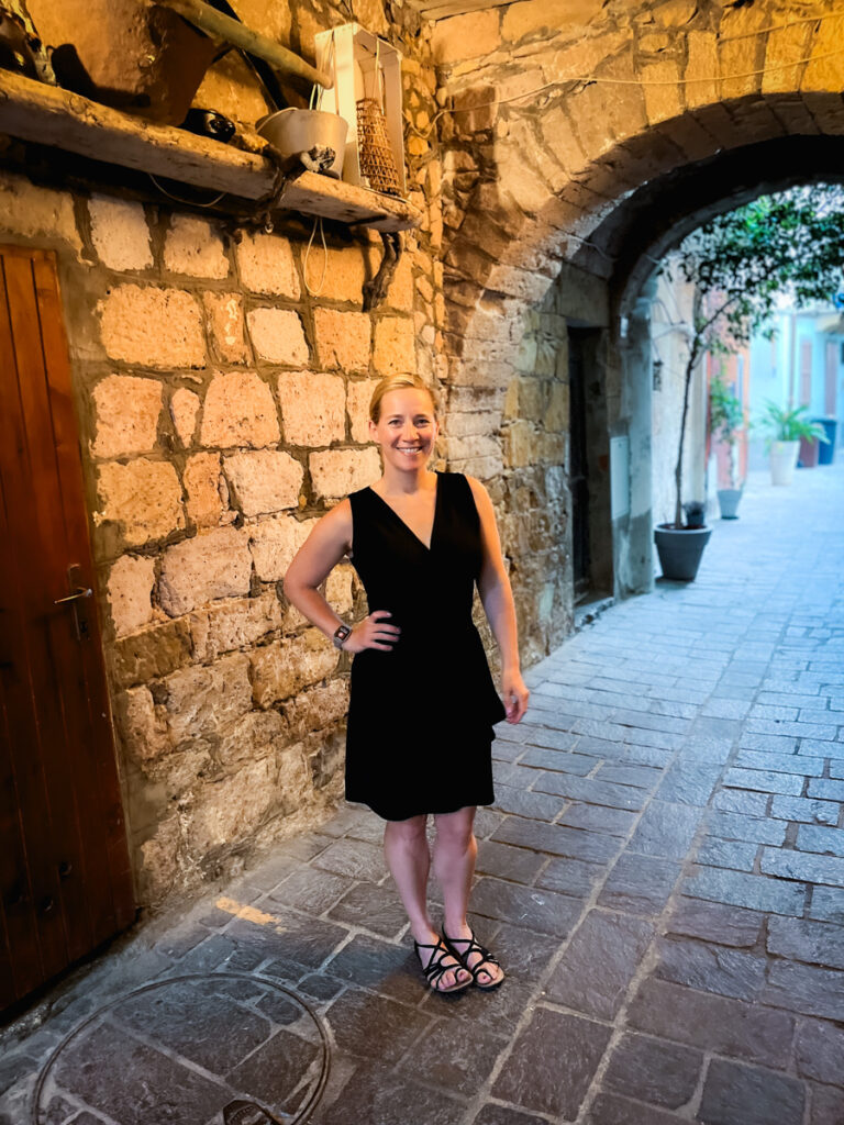 Pomata Bistro in black dress Pomata Bistro dinner in black dress