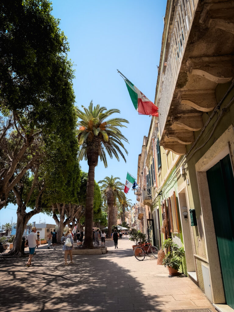 Carloforte Sardinia downtown Carloforte Sardinia downtown