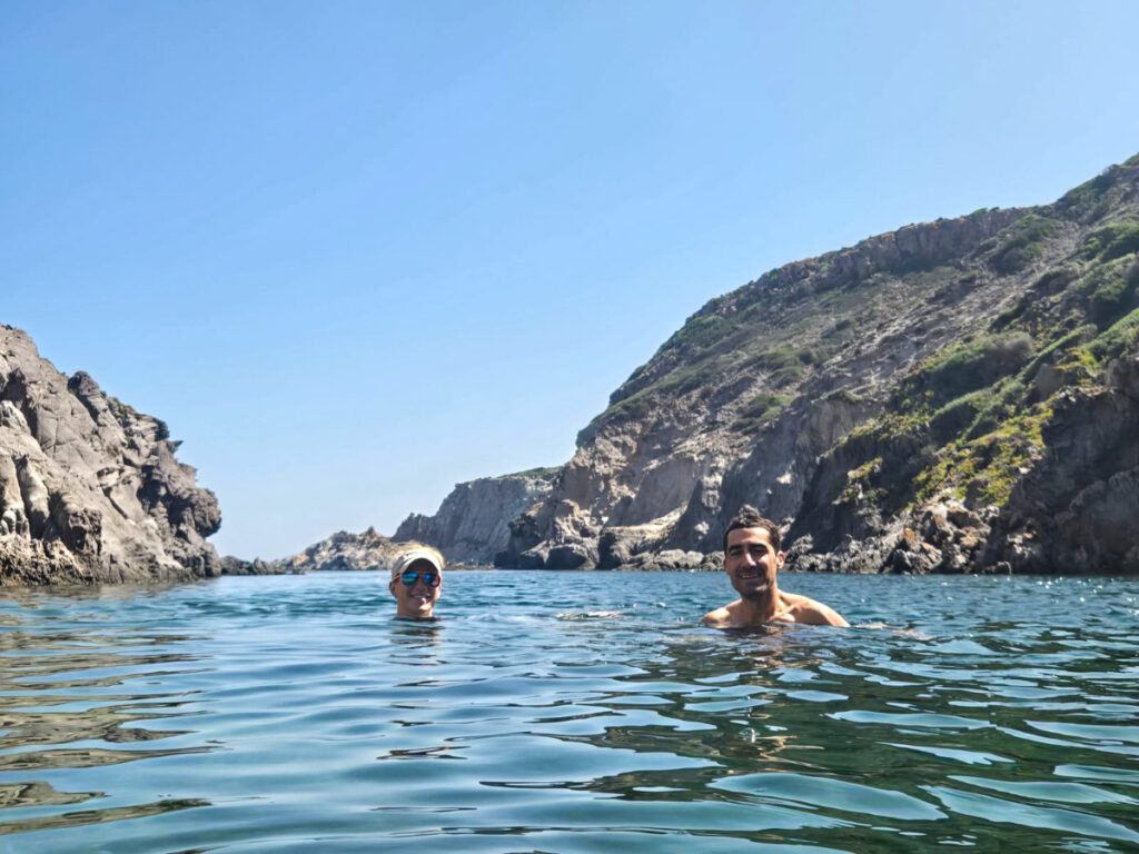 swimming in clear water swimming in clear water