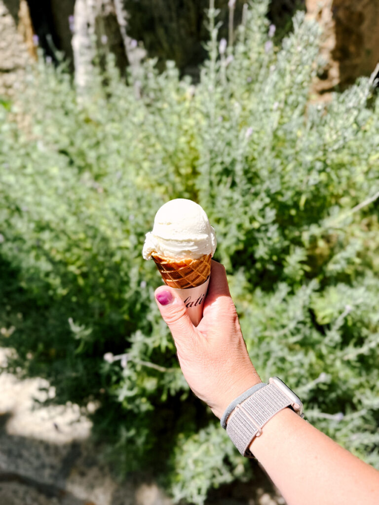 lavender gelato Mallorca Spain