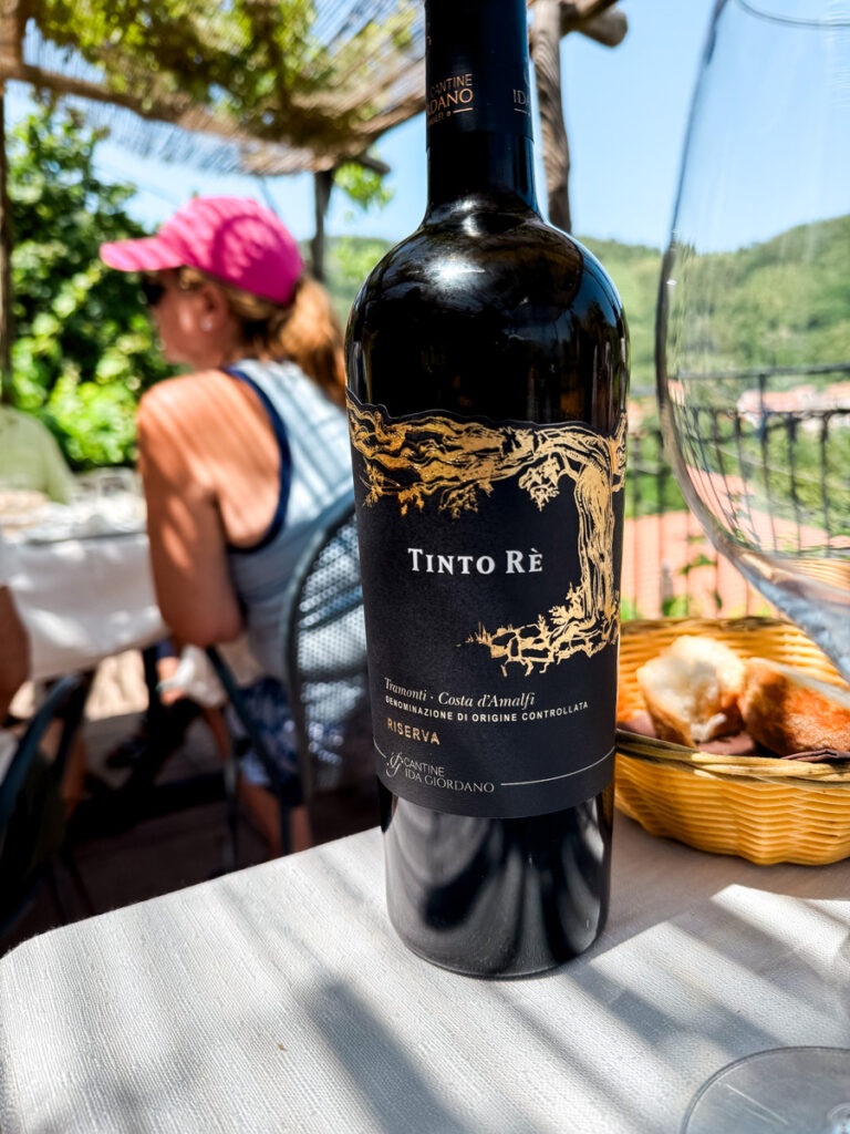 Amalfi Coast red wine tinto re Amalfi Coast red wine tinto re