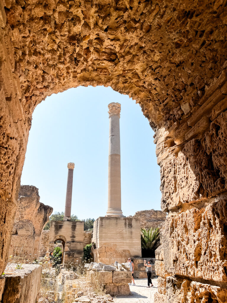 Tunis ruins of ancient Carthage Tunis ruins of ancient Carthage