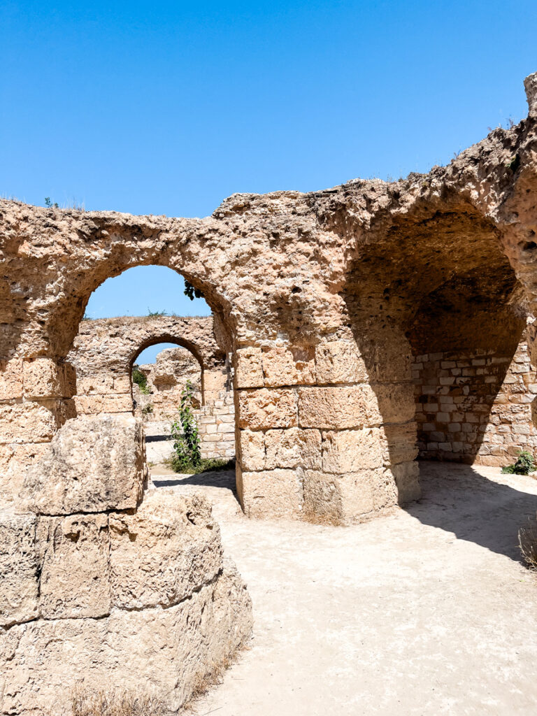 ruins of ancient Carthage Tunis ruins of ancient Carthage