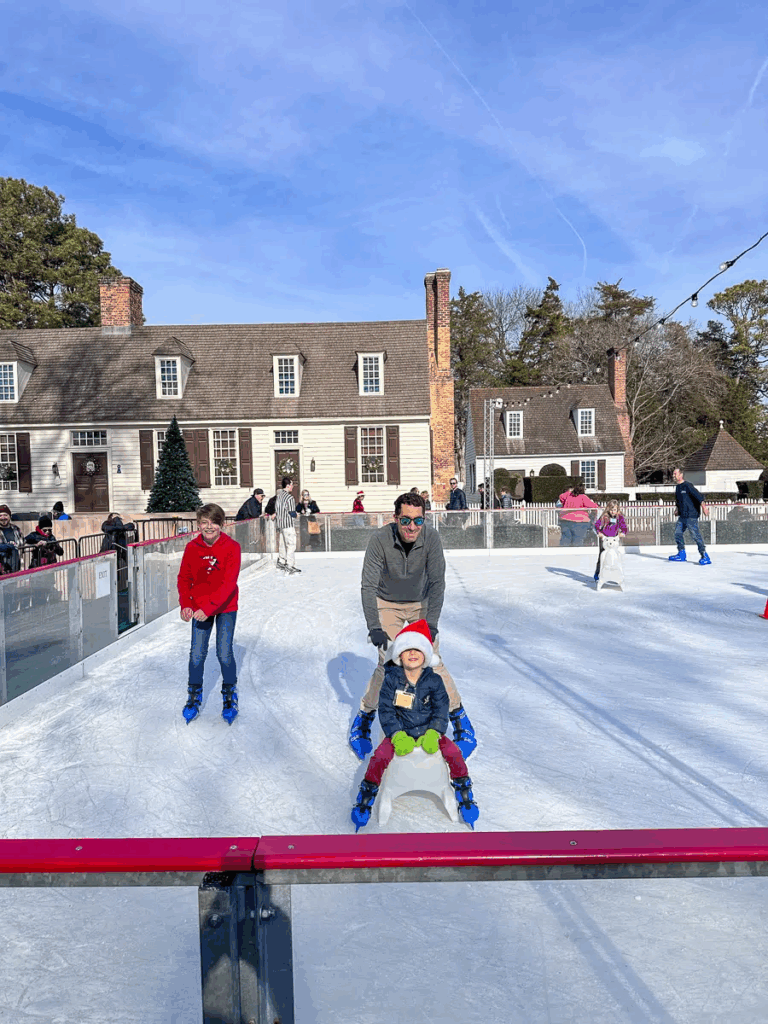 family ice skating family ice skating