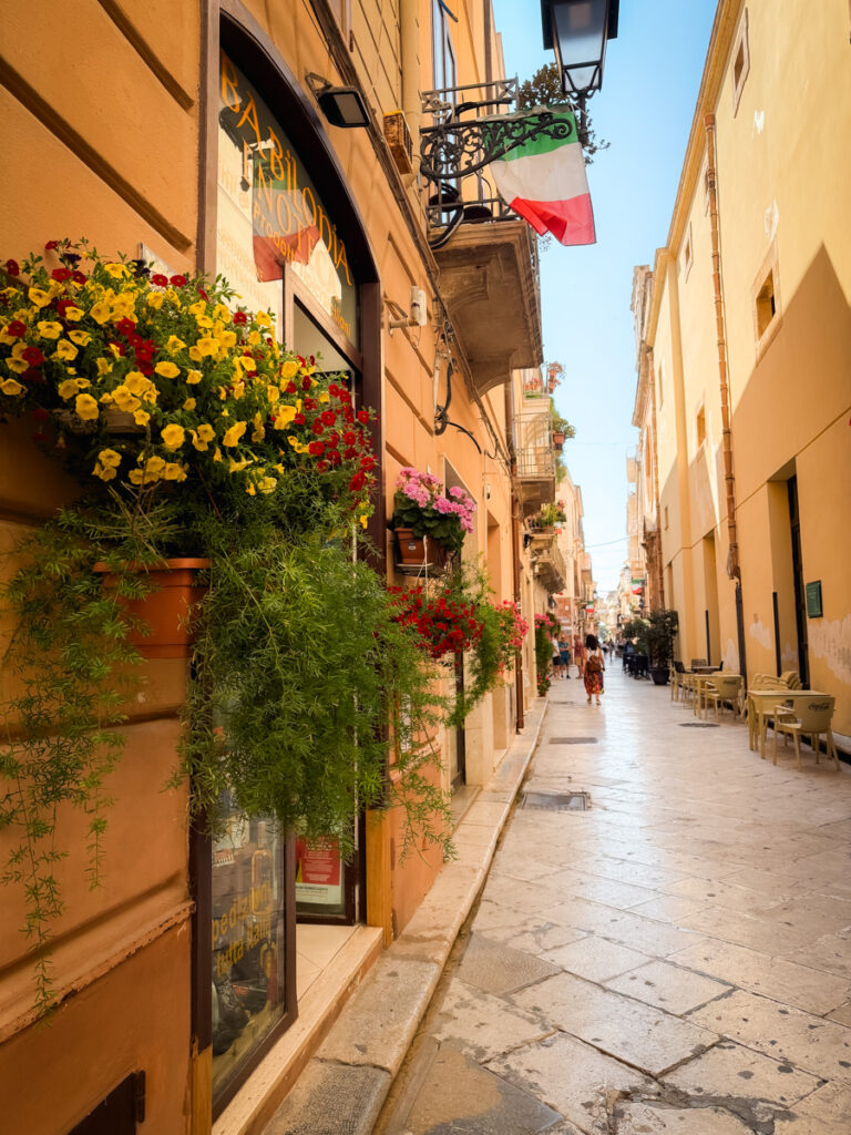 Marsala Trapani Sicily street