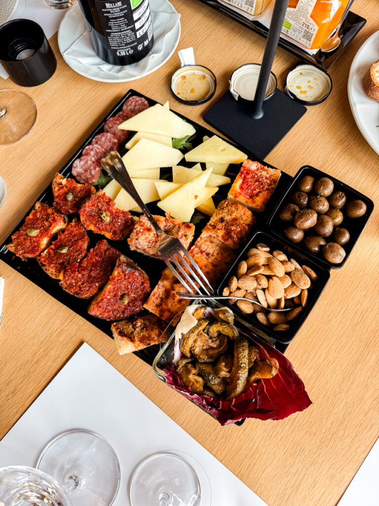 Ansaldi Farm Winery appetizers
