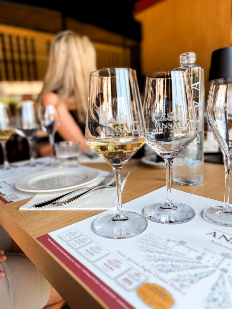Ansaldi Farm Winery restaurant