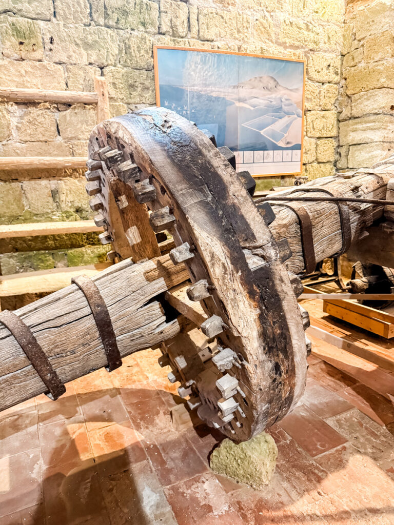 Old windmill pieces