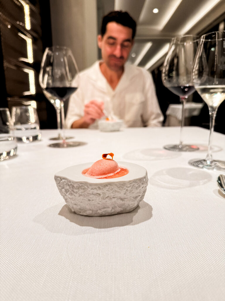 grapefruit sorbet and granita