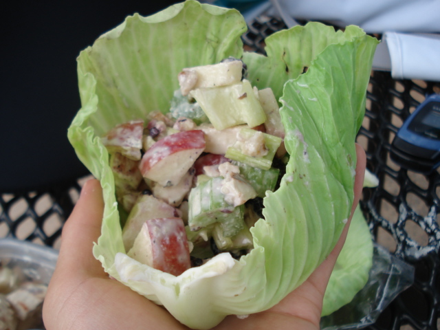 Chicken Salad Cabbage Cups