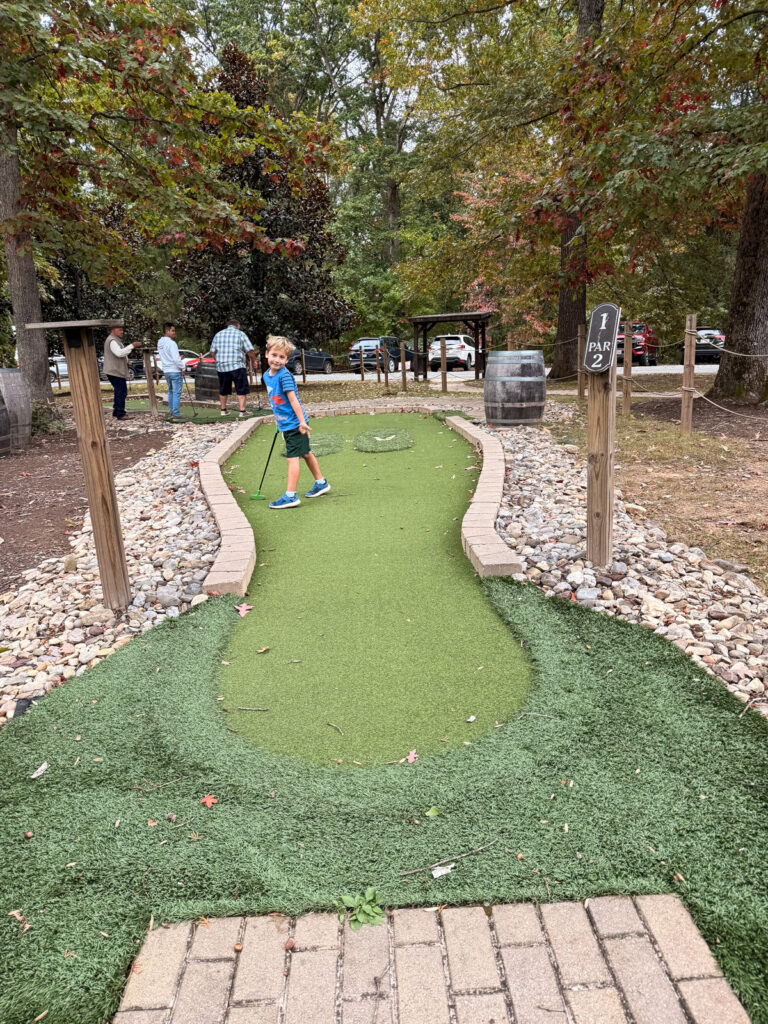 Mini Golf Mini Golf at Keswick Vineyards