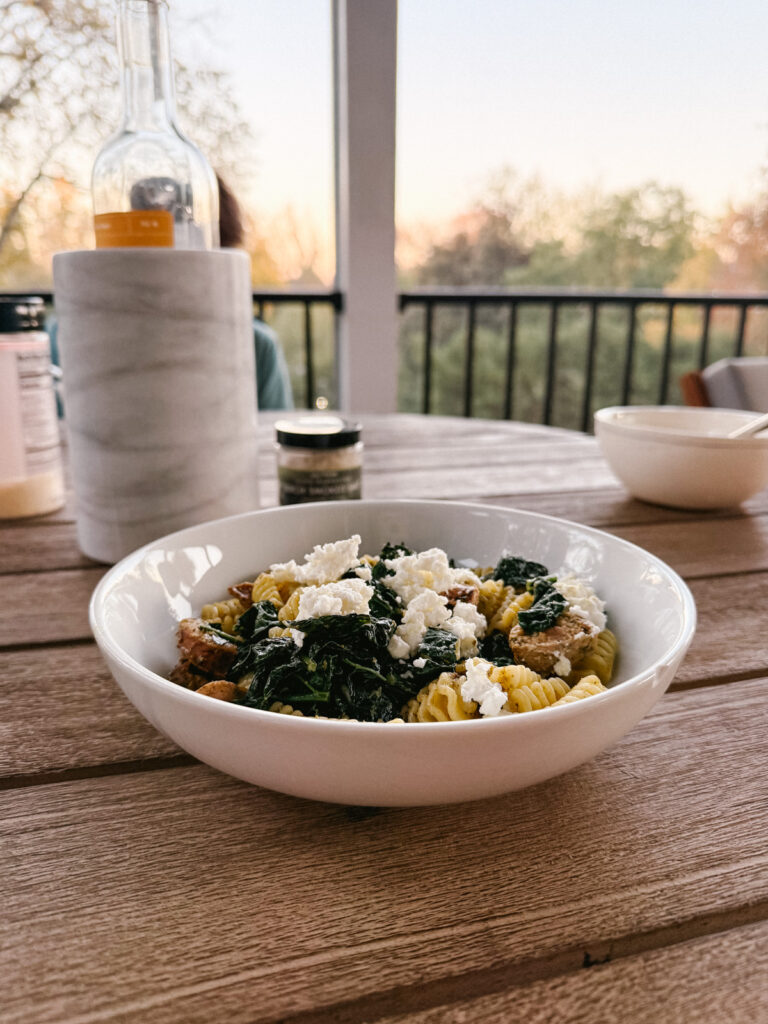 pasta with greens pasta with greens