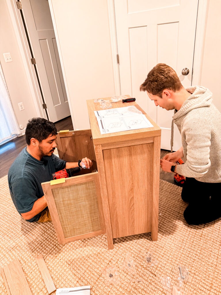 assembling furniture with friends assembling furniture with friends
