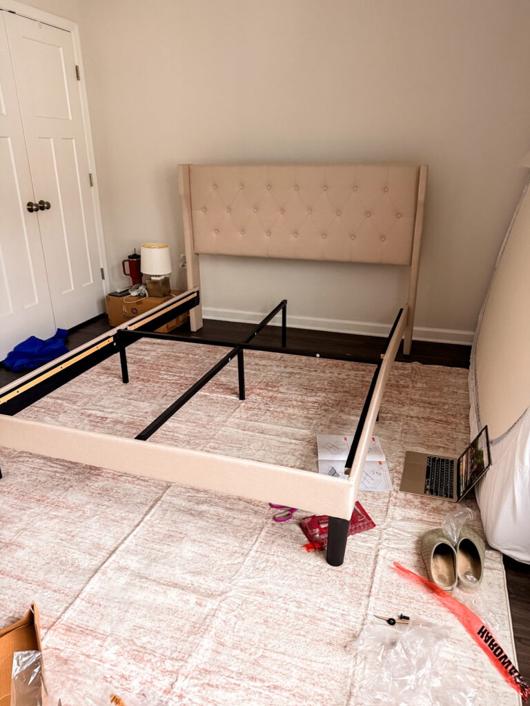 setting up bed frame new home setting up bed frame in new home
