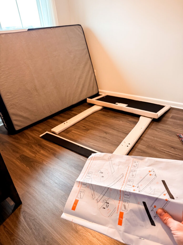 setting up Birch's room setting up Birch's room